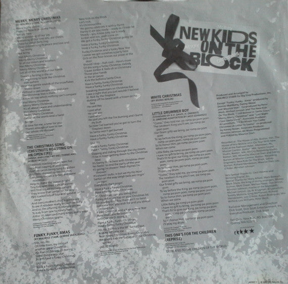 New Kids On The Block : Merry, Merry Christmas (LP, Album)