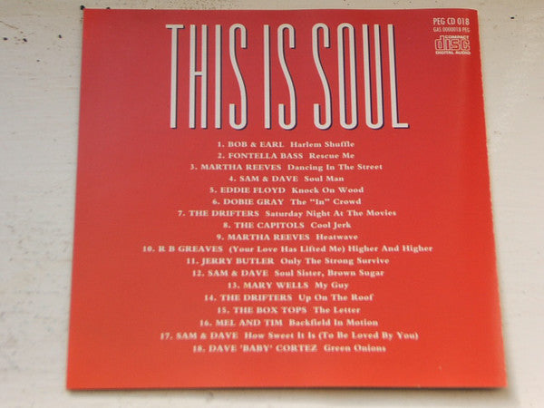 Various : This Is Soul (Soul For Dancing) (CD, Comp)