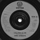 Dire Straits : Calling Elvis (7", Single, Sil)