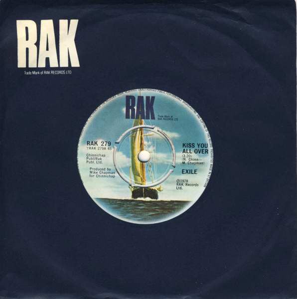 Exile (7) : Kiss You All Over (7", Single, Kno)