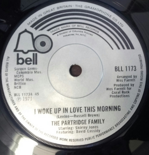 The Partridge Family : I Woke Up In Love This Morning / Twenty-Four Hours A Day (7", Single)