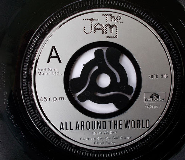 The Jam : All Around The World (7", Single, Lar)