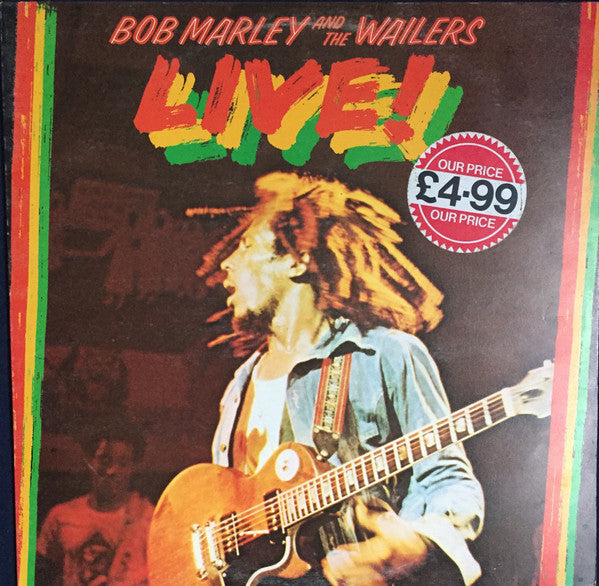 Bob Marley & The Wailers : Live! (LP, Album)