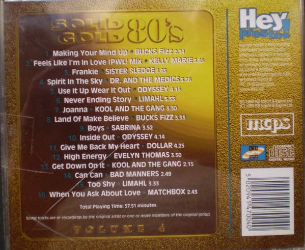 Various : Solid Gold 80's - Volume 4 (CD, Comp)