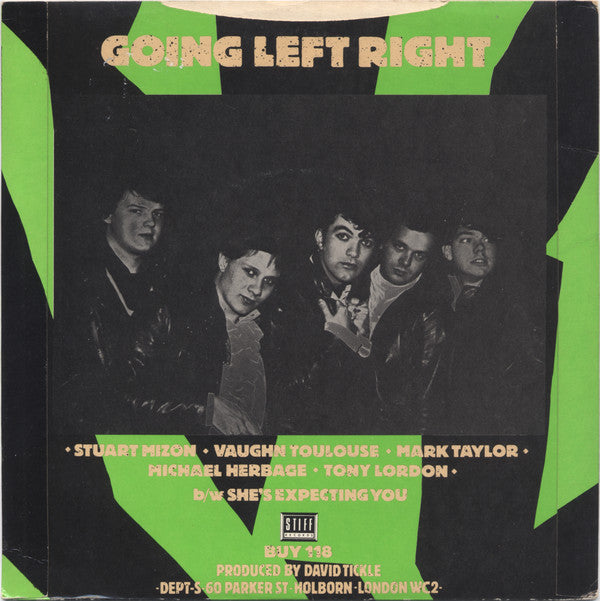 Department S : Going Left Right (7", Single, lig)