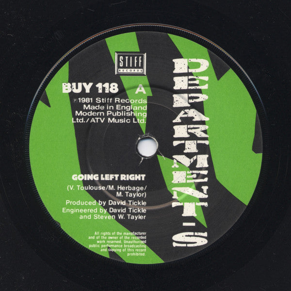 Department S : Going Left Right (7", Single, lig)