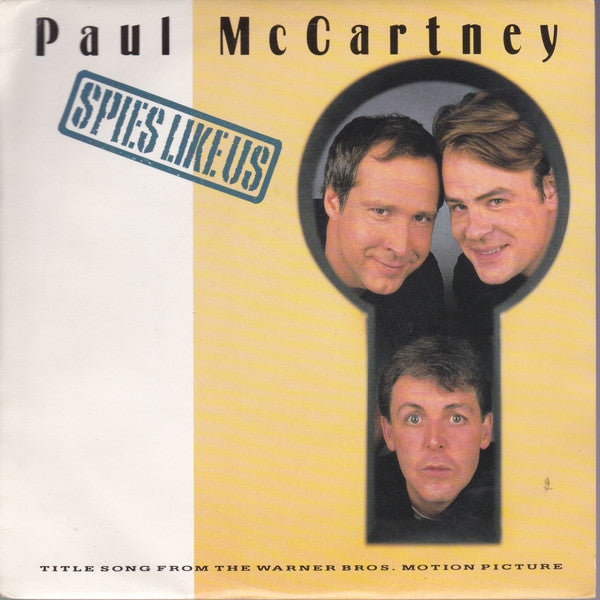 Paul McCartney : Spies Like Us (7", Single, Pap)