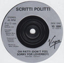 Scritti Politti + Miles Davis : Oh Patti (7", Single, Sil)