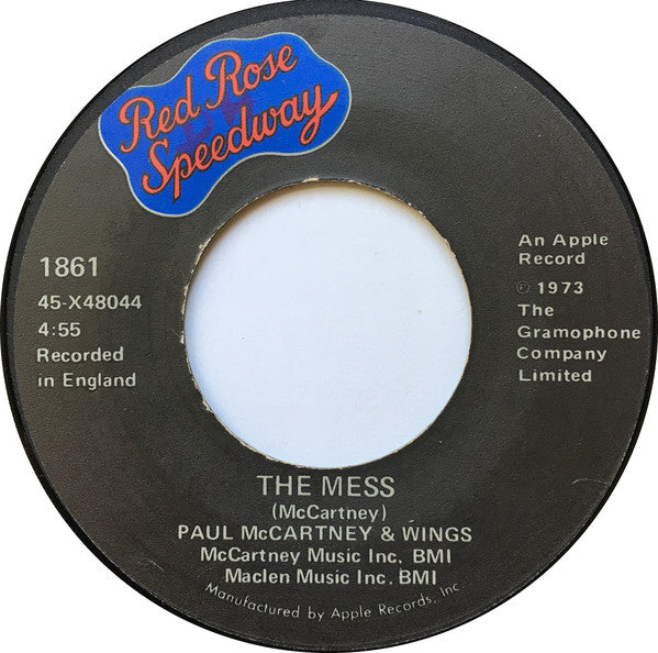 Wings (2) : My Love (7", Single, Jac)