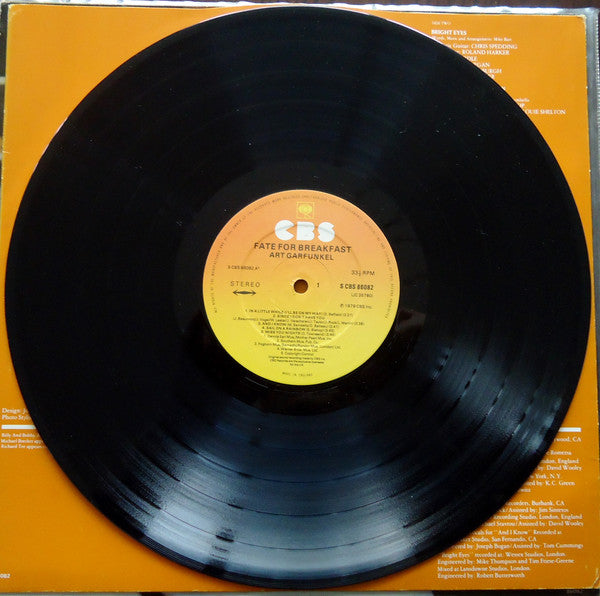 Art Garfunkel : Fate For Breakfast (LP, Album)