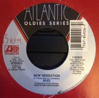 INXS : New Sensation / Never Tear Us Apart (7", Single)