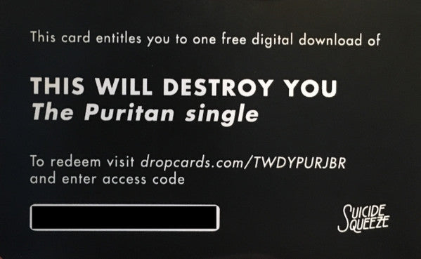 This Will Destroy You : The Puritan (7", Ltd, Bro)