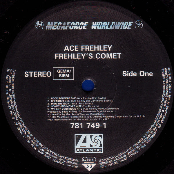 Ace Frehley : Frehley's Comet (LP, Album)