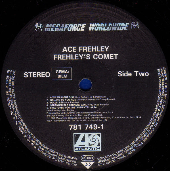 Ace Frehley : Frehley's Comet (LP, Album)