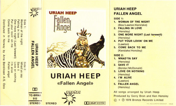 Uriah Heep : Fallen Angel (Cass, Album)