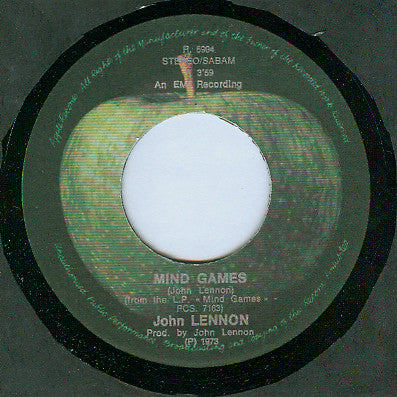 John Lennon : Mind Games (7", Single)