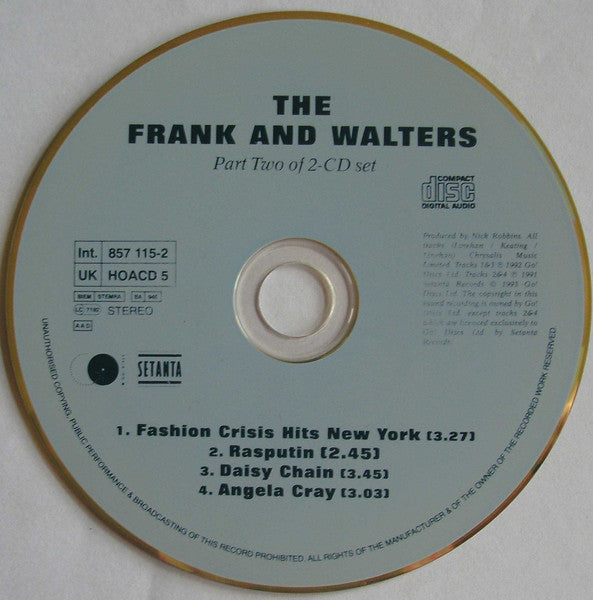 The Frank And Walters : Fashion Crisis Hits New York (CD, Single, CD2)