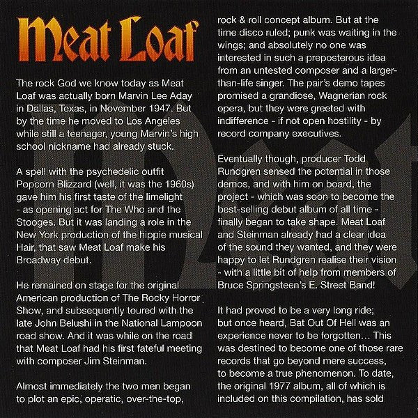 Meat Loaf : Piece Of The Action: The Best Of (2xCD, Comp)