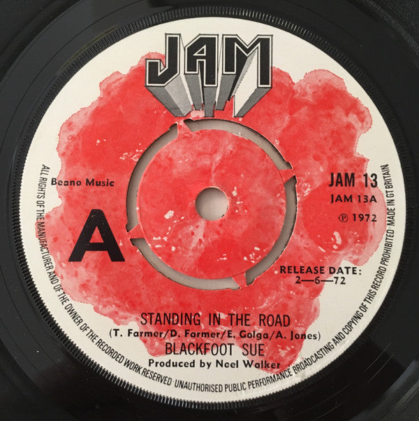 Blackfoot Sue : Standing In The Road (7", Single, Promo, Kno)