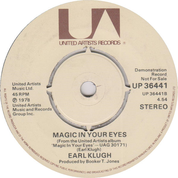 Earl Klugh : Cry A Little While (7", Single, Promo)