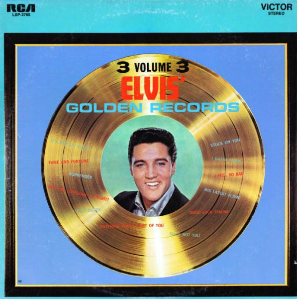 Elvis Presley : Elvis' Golden Records, Vol. 3 (LP, Comp, RE, San)