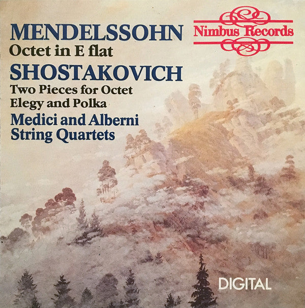 Felix Mendelssohn-Bartholdy, Dmitri Shostakovich, The Medici Quartet, The Alberni Quartet : Octet In E Flat, Two Pieces For Octet Elegy And Polka (CD)