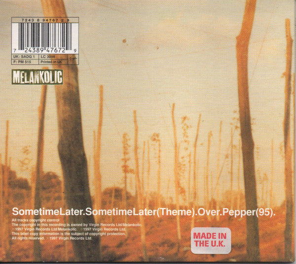 Alpha : Sometime Later (CD, Single, Car)