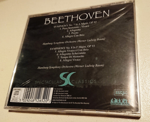 Ludwig van Beethoven : Symphony No.7 In A Major Op.92 - Symphony No.8 In F Major Op.93 (CD, Album)