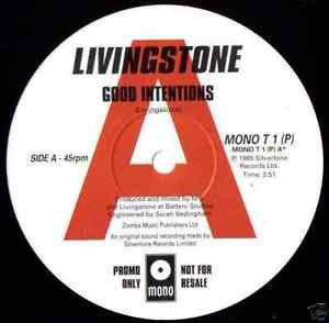 Livingstone : Good Intention / Gangsta (10", Promo)