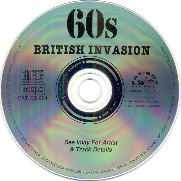 Various : 60s British Invasion (CD, Comp)