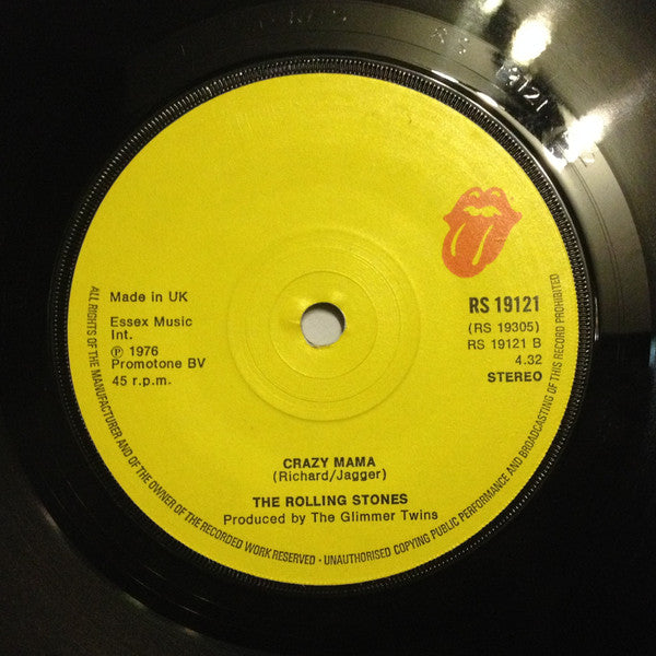 The Rolling Stones : Fool To Cry (7", Single)