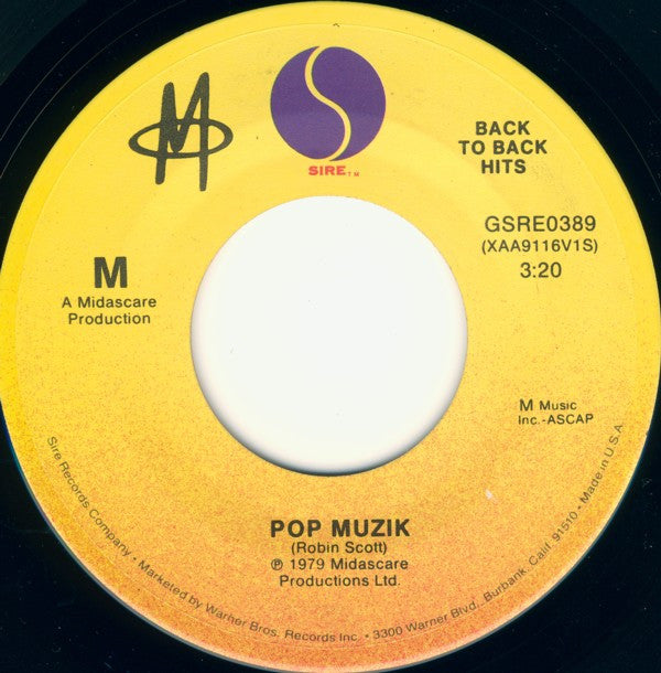 M (2) : Pop Muzik / Moonlight And Muzak (7")