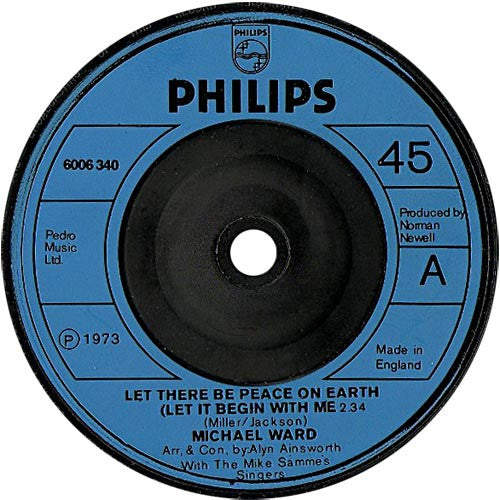 Michael Ward (6) : Let There Be Peace On Earth (Let It Begin With Me) (7", Single)