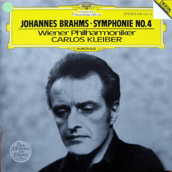 Johannes Brahms - Wiener Philharmoniker, Carlos Kleiber : Symphonie No. 4 (CD, Album, RE)
