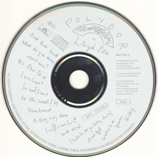 Lloyd Cole : Lloyd Cole (CD, Album, PDO)