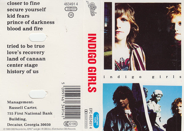 Indigo Girls : Indigo Girls (Cass, Album, Dol)