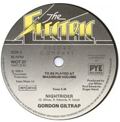 Gordon Giltrap : Weary Eyes (7", Sol)