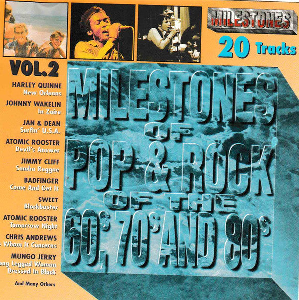 Various : Milestones Of Pop & Rock Of The 60s, 70s And 80s Vol. 2 (CD, Comp)