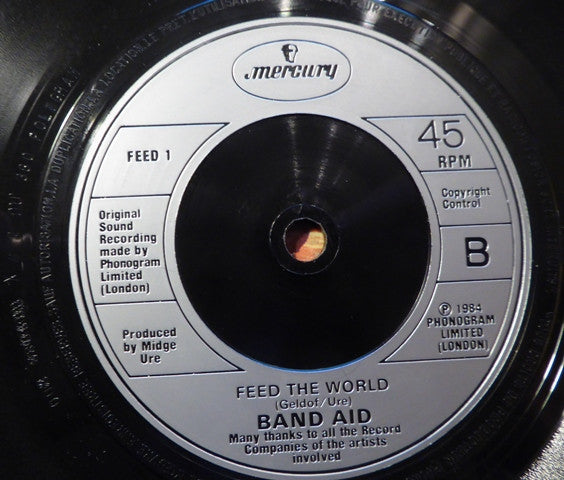 Band Aid : Do They Know It's Christmas? (7", Single, Sil)