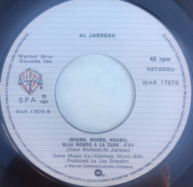 Al Jarreau : Breakin' Away (7", Single)