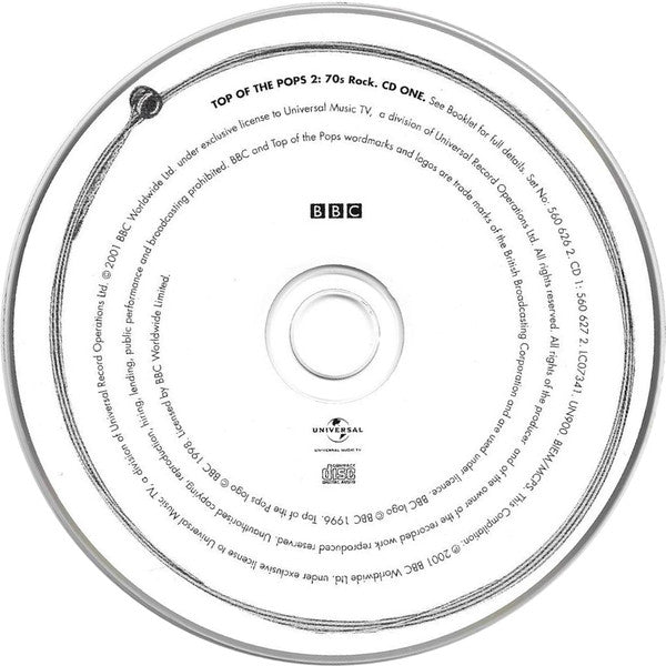 Various : Top Of The Pops 2: 70s Rock (2xCD, Comp)