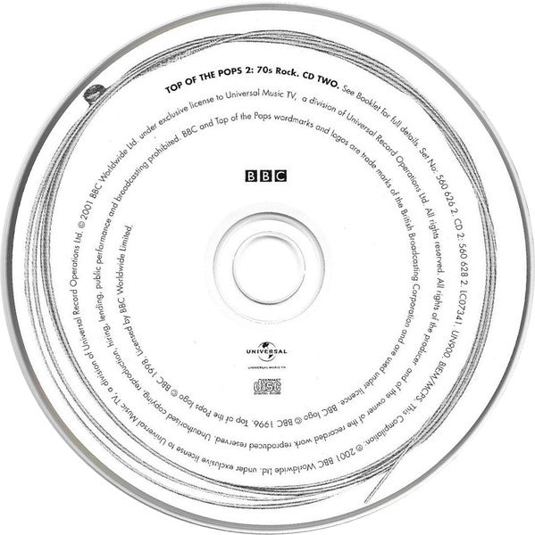 Various : Top Of The Pops 2: 70s Rock (2xCD, Comp)