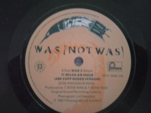Was (Not Was) : Walk The Dinosaur (7", Single, Pap)
