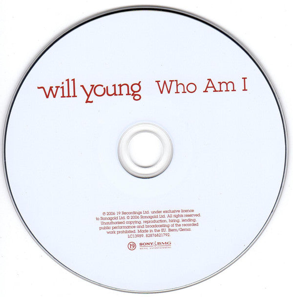 Will Young : Who Am I (CD, Single)