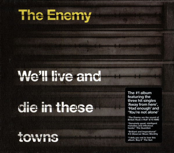 The Enemy (6) : We'll Live And Die In These Towns (CD, Album)