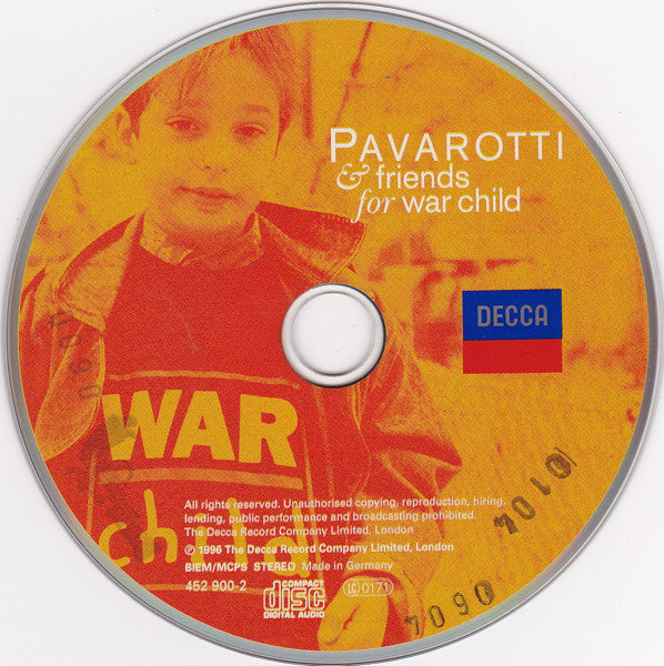 Pavarotti & Friends : Pavarotti & Friends (For War Child) (CD, Album)
