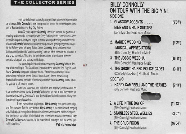 Billy Connolly : On Tour With The Big Yin (Cass, Comp)