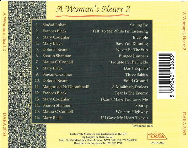 Various : A Woman's Heart 2 (CD, Comp)