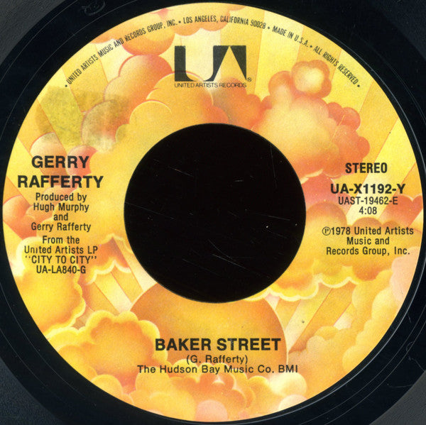 Gerry Rafferty : Baker Street (7", Single, Styrene)
