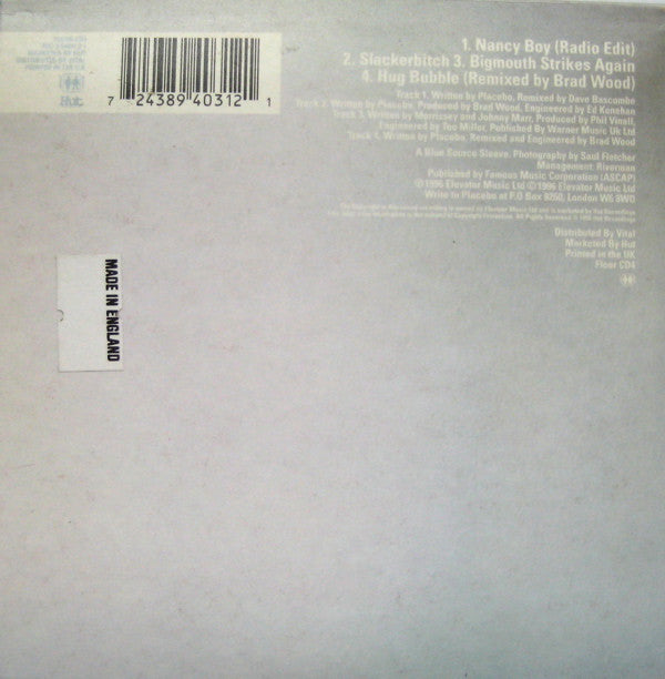 Placebo : Nancy Boy (CD, Single, CD1)